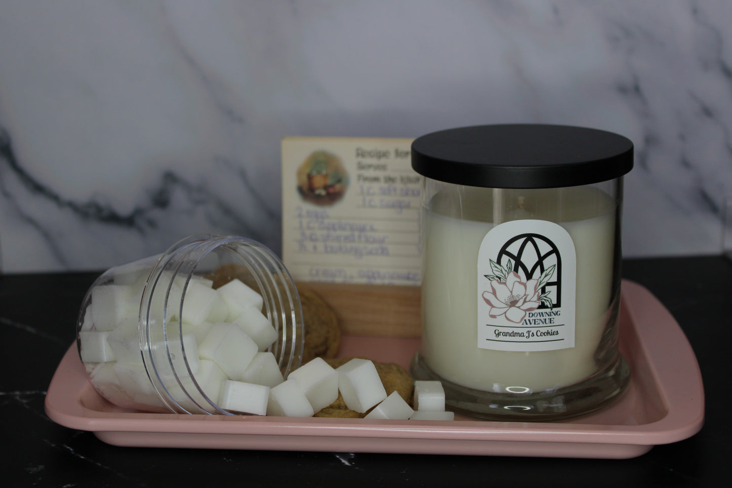 Grandma J's Cookies candle and wax melts by Downing Avenue