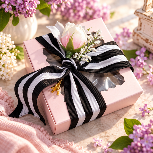 Spring Sample Box, gift-wrapped wax melt sampler by Downing Avenue